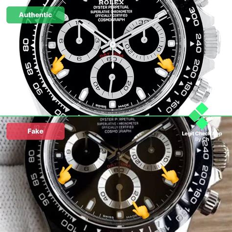 rolex oyster perpetual daytona fake vs real|how to identify Rolex watches.